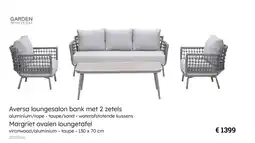 Europoint Aversa loungesalon bank met 2 zetels aanbieding
