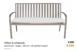 Europoint Milan 3-zitsbank aanbieding