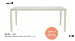 Europoint Belfort tafel aanbieding