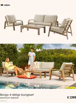 Europoint Bongo 4-delige loungeset aanbieding