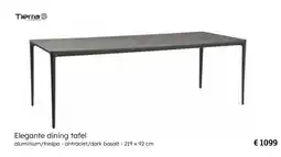 Europoint Tierra Elegante dining tafel aanbieding