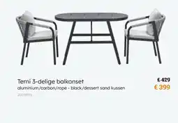 Europoint Terni 3-delige balkonset aanbieding