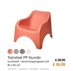 Europoint Tuinstoel PP Nuvola aanbieding