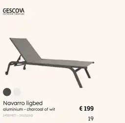 Europoint Navarro ligbed aanbieding