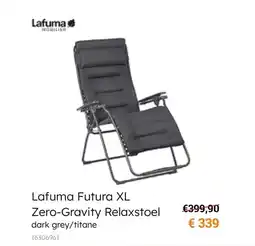 Europoint Lafuma Futura XL Zero-Gravity Relaxstoel aanbieding