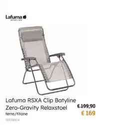Europoint Lafuma RSXA Clip Batyline Zero-Gravity Relaxstoel aanbieding