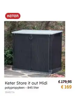 Europoint Keter Store it out Midi aanbieding