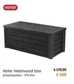 Europoint Keter westwood box aanbieding