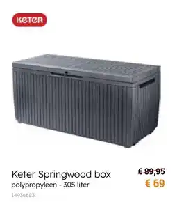 Europoint Keter Springwood box aanbieding