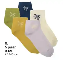 Zeeman Sneakersokken aanbieding