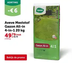AVEVE Aveve Meststof Gazon All-in 4-in-1 20 kg aanbieding
