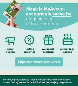AVEVE Maak je MyAveveaccount via aveve.be aanbieding