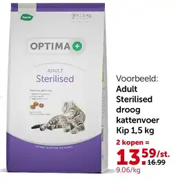 AVEVE Adult Sterilised droog kattenvoer Kip 1,5 kg aanbieding