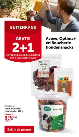 AVEVE Aveve Snack Mix voor honden 500 g aanbieding