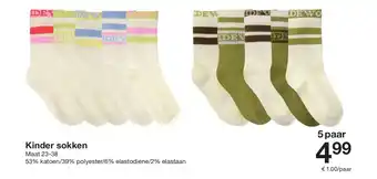 Zeeman Kinder sokken aanbieding