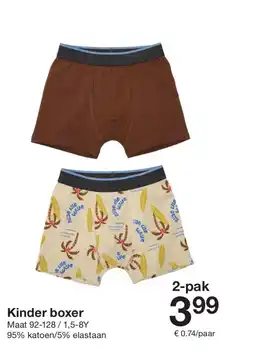 Zeeman Kinder boxer aanbieding