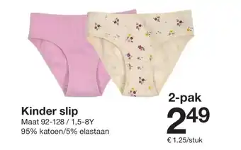 Zeeman Kinder slip aanbieding