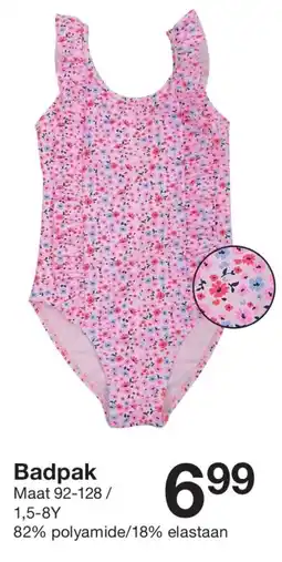 Zeeman Badpak aanbieding