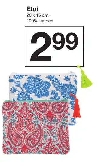 Zeeman Etui aanbieding