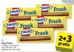 Albert Heijn Zwan Frank aanbieding