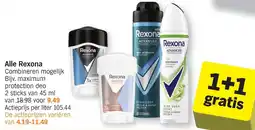 Albert Heijn Alle Rexona aanbieding