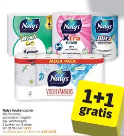 Albert Heijn Nalys keukenpapier aanbieding