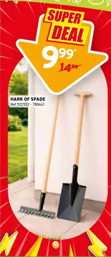 Trafic Hark of spade aanbieding
