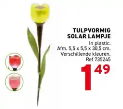 Trafic Tulpvormig solar lampje aanbieding