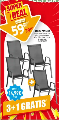 Trafic Stoel patmos aanbieding