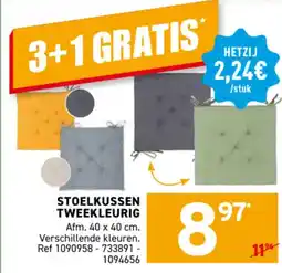 Trafic Stoelkussen tweekleurig aanbieding