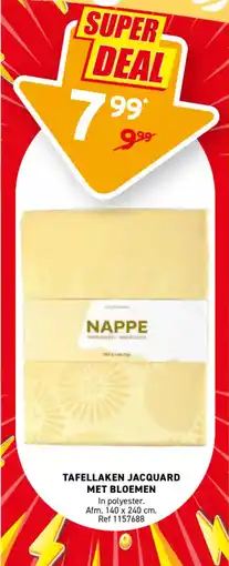 Trafic Tafellaken jacquard met bloemen aanbieding