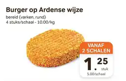 Bon Ap Burger op Ardense wijze aanbieding