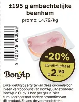Bon Ap Ambachtelijke beenham aanbieding