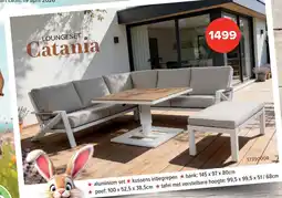 Euroshop Loungeset catania aanbieding