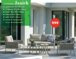 Euroshop Loungeset janiek aanbieding