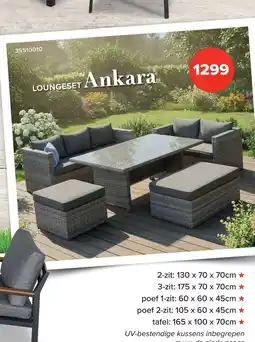 Euroshop Loungeset ankara aanbieding