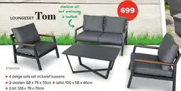 Euroshop Loungeset Tom aanbieding