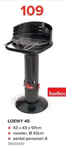 Euroshop Barbecook Loewy 45 aanbieding
