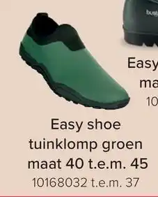 Euroshop Busters Easy shoe tuinklomp groen aanbieding