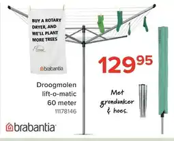 Euroshop Brabantia Droogmolen lift-o-matic aanbieding