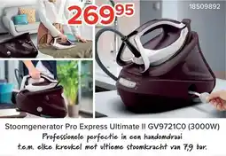 Euroshop Calor Stoomgenerator Pro Express Ultimate II GV9721C0 (3000W) aanbieding