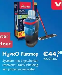 Euroshop Vileda h2pro flatmop aanbieding