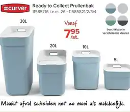 Euroshop Curver Ready to Collect Prullenbak aanbieding