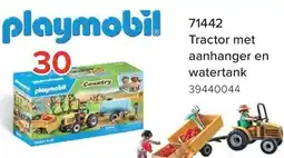 Euroshop Playmobil 71442 tractor met aanhanger en watertank aanbieding