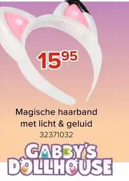 Euroshop Magische haarband met licht & geluid aanbieding