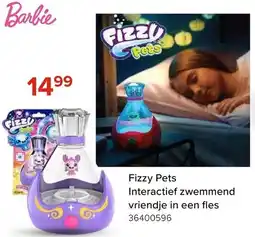 Euroshop Fizzy Pets Interactief zwemmend vriendje in een fles aanbieding