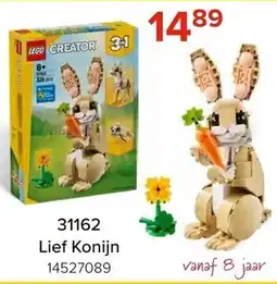 Euroshop Lego Creator 31162 Lief Konijn aanbieding