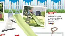 Euroshop Glijbaan funny slide met wateraansluiting aanbieding