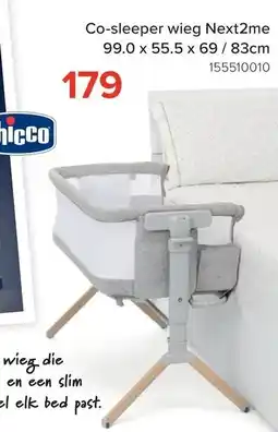 Euroshop Chicco co-sleeper wieg next2me aanbieding