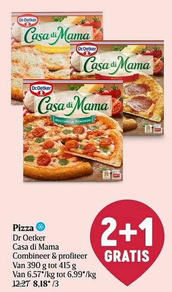 Delhaize Pizza dr oetker casa di mama aanbieding